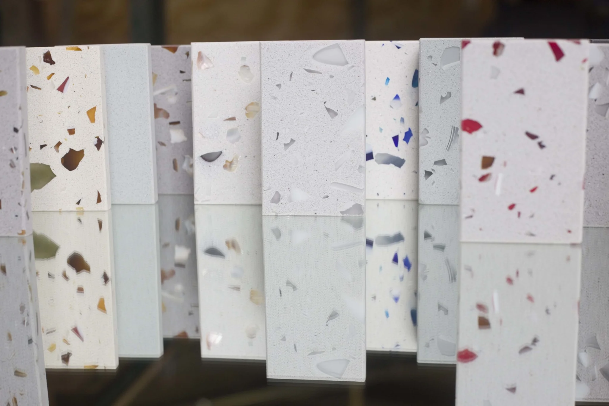 Gilasi Glass Countertop samples